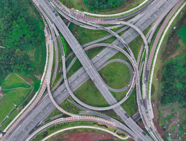 科学大道农马立交主体全线通车